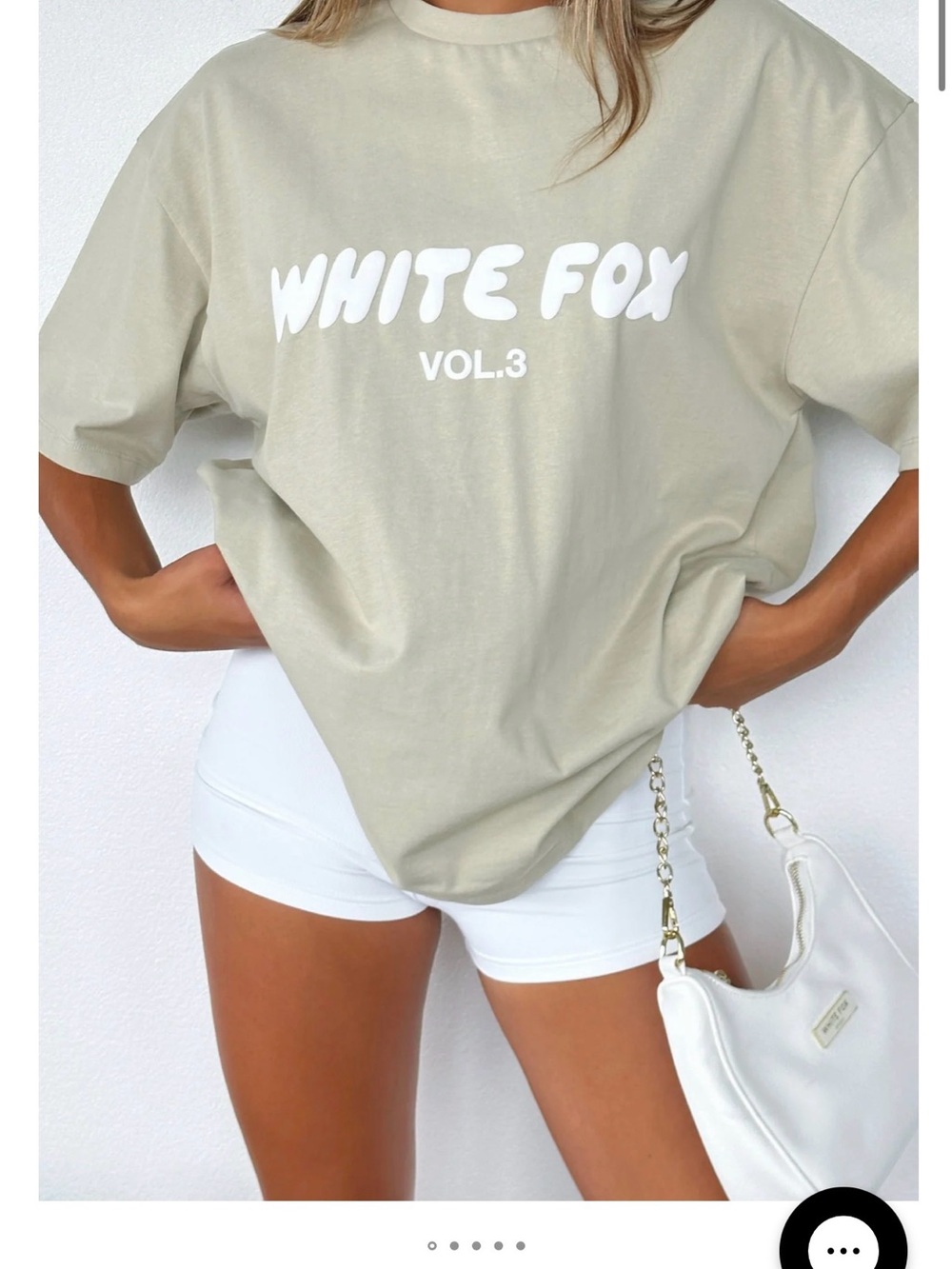 White Fox Offstage Oversized Tee